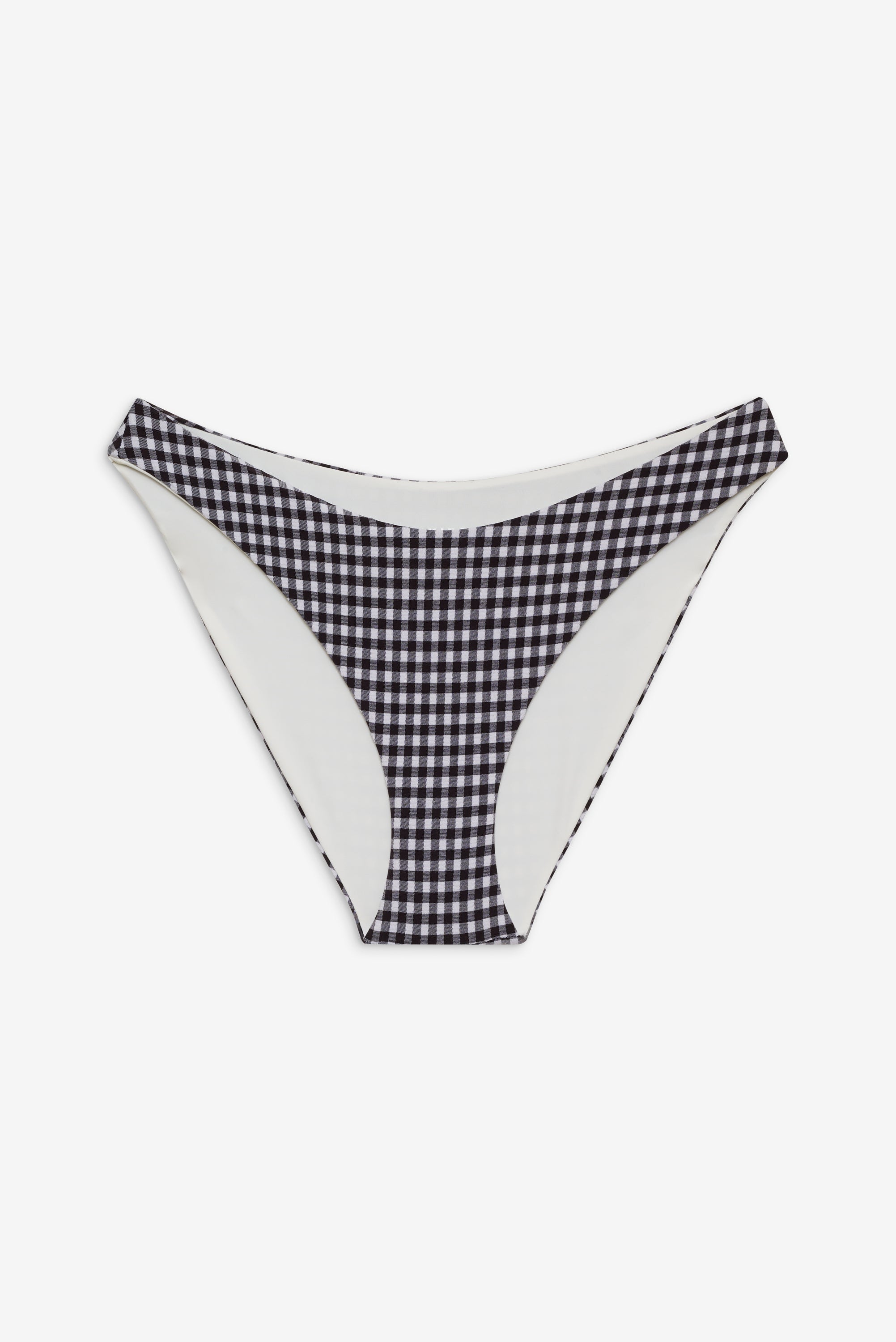 Catalina Full Coverage Bikini Bottom - Blackberry Gingham