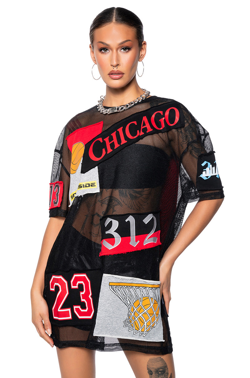 CHICAGO ALL STAR SHORT SLEEVE MESH T-SHIRT