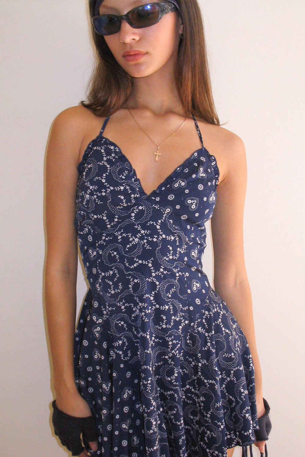 Anastasia Bandana Halter Dress - Dixie