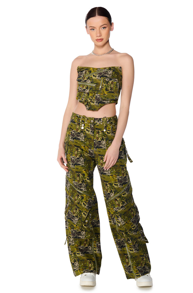 OUT OF SIGHT CAMO CORSET