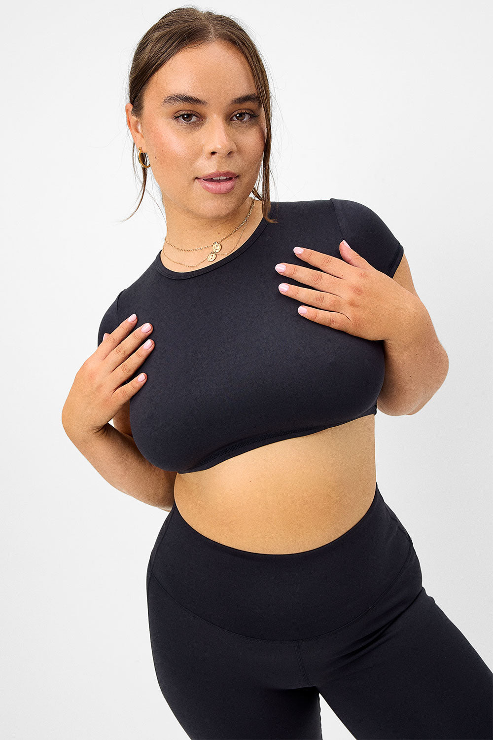 Zippy Crop Top - Black