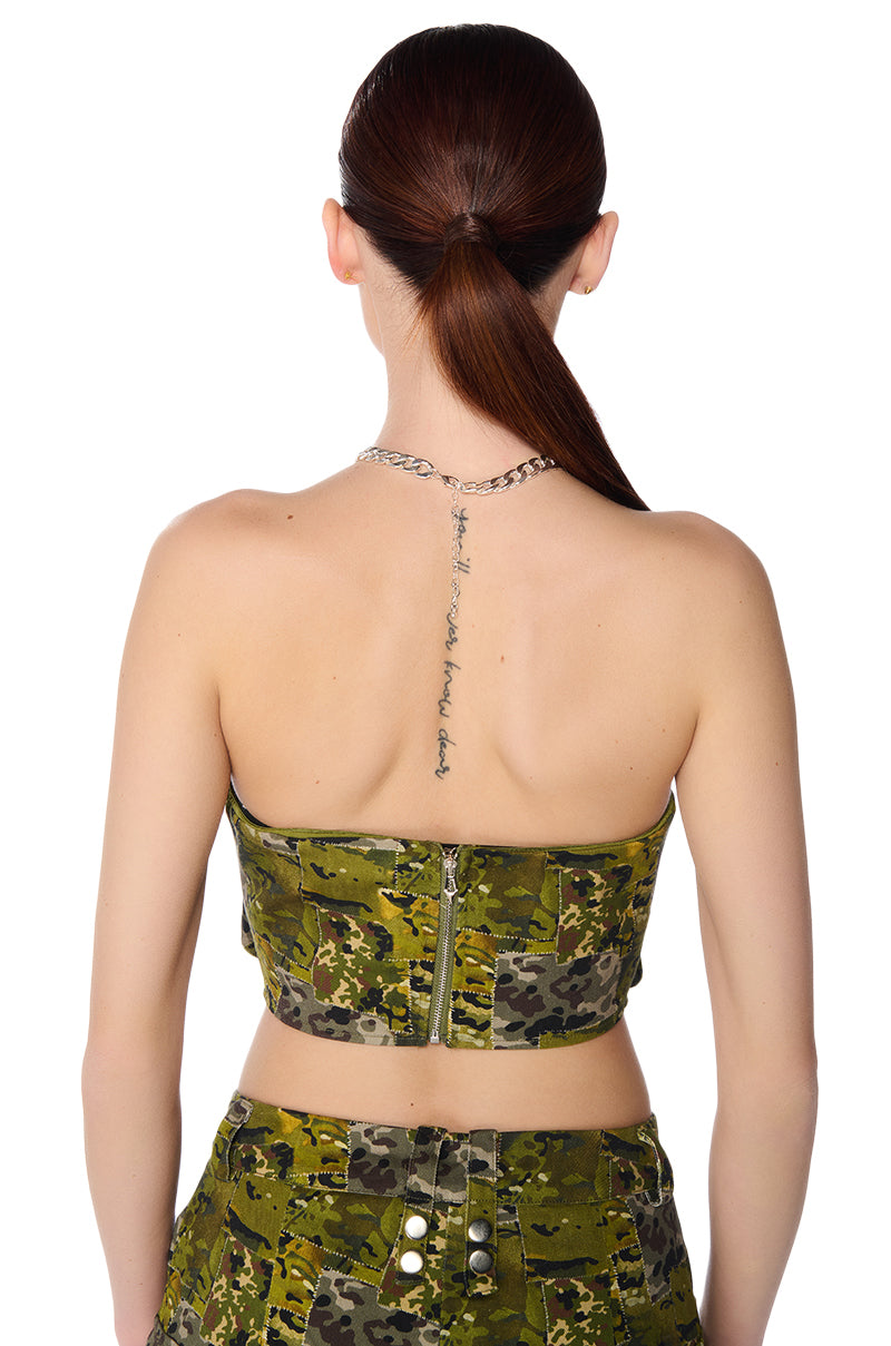 OUT OF SIGHT CAMO CORSET