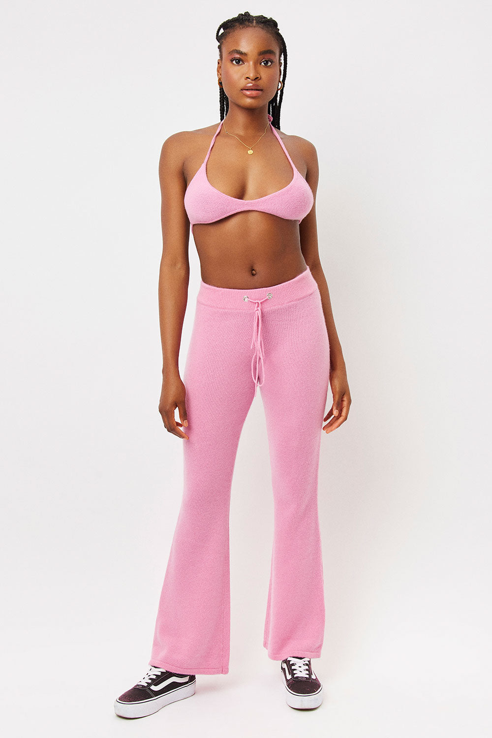 Breakwater Cashmere Pant - Rose