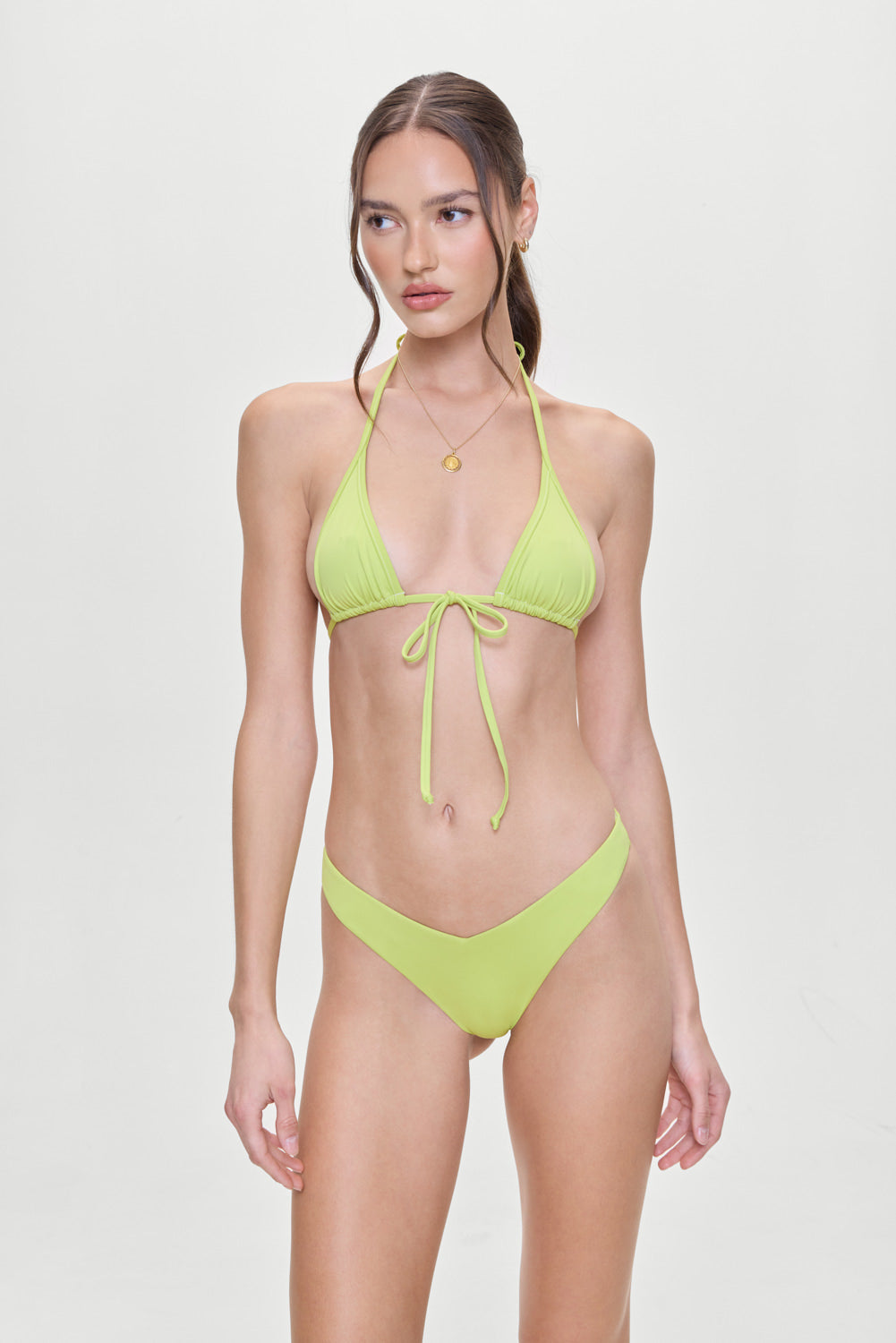 Enzo Cheeky Bikini Bottom - Lily Pad