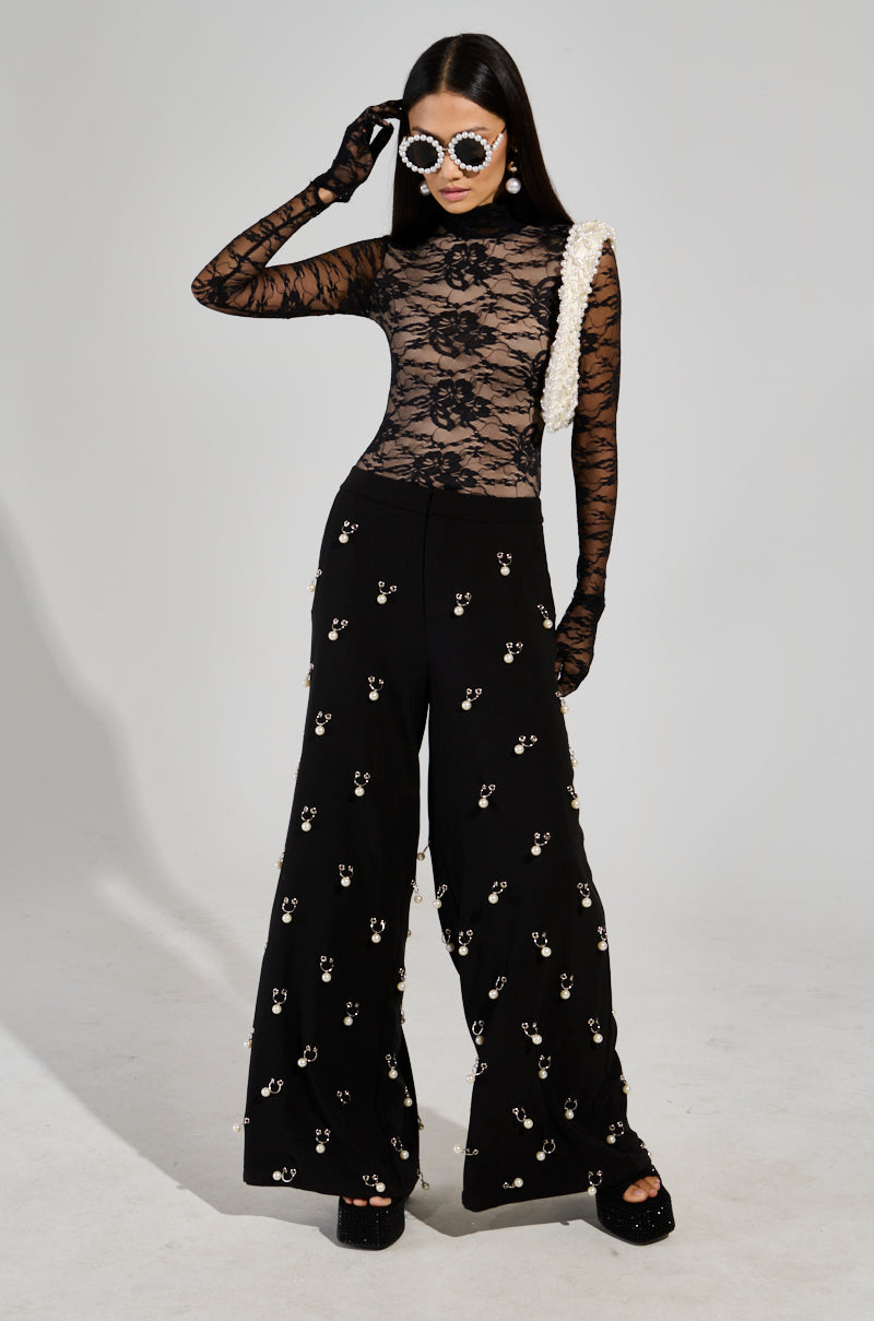 ALL THE ATTENTION LACE GLOVE BODYSUIT