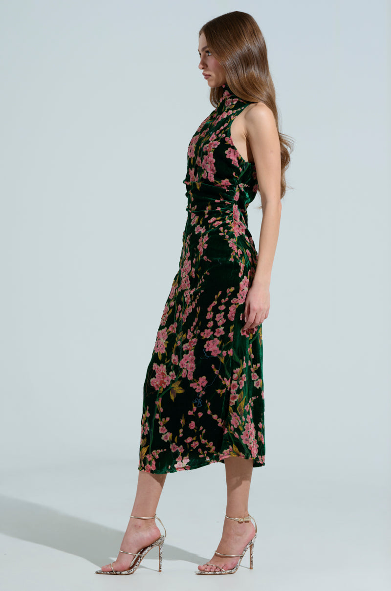 IRIS FLORAL DRESS