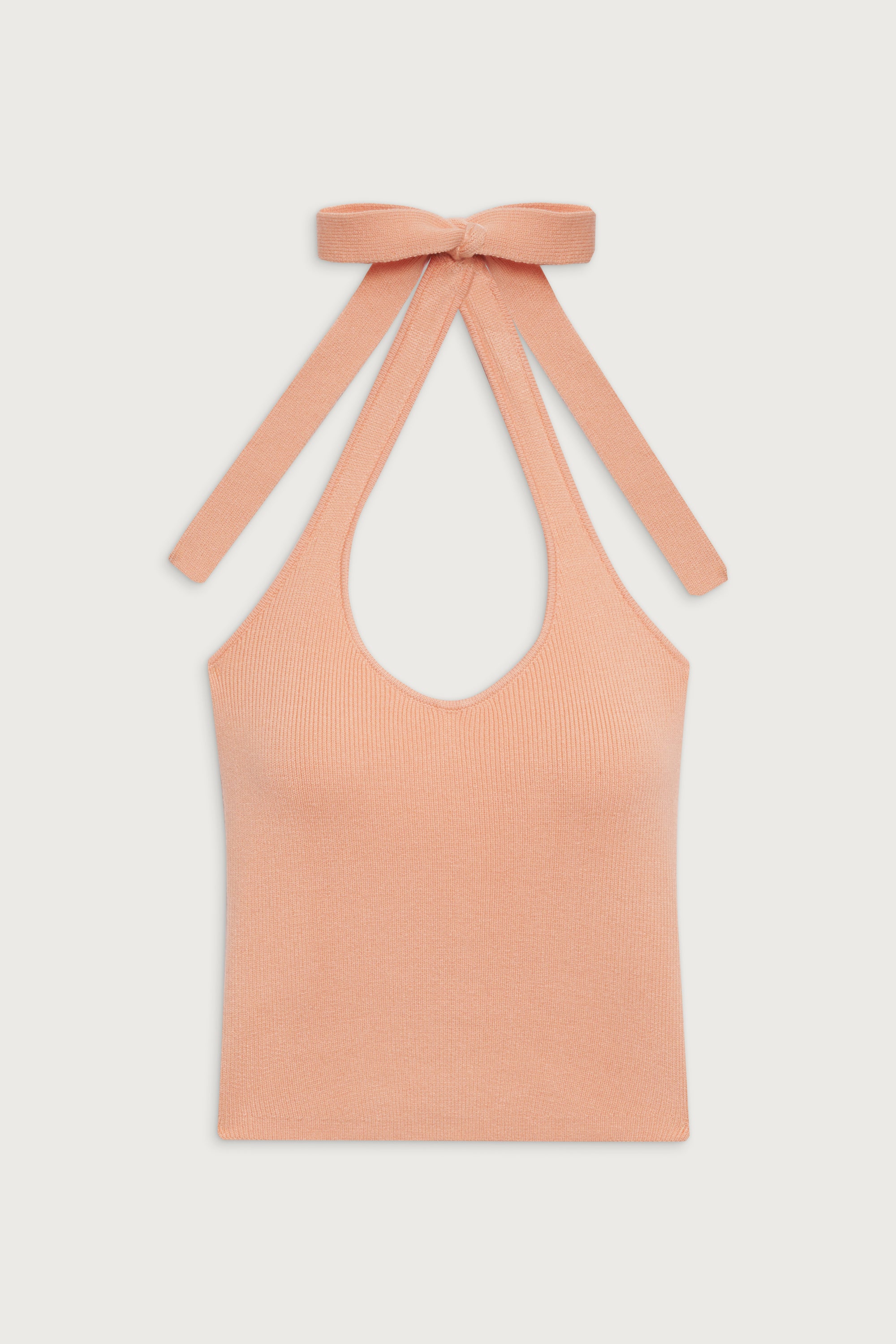 Marialla Cloud Knit Halter Top - Sweet Tea