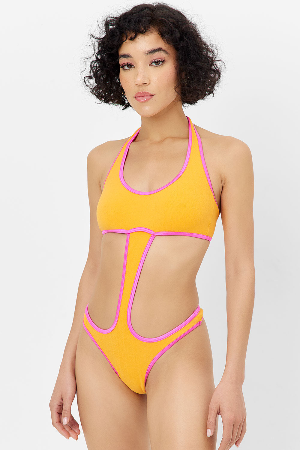 Hayes Terry Monokini One Piece Swimsuit - Sundown