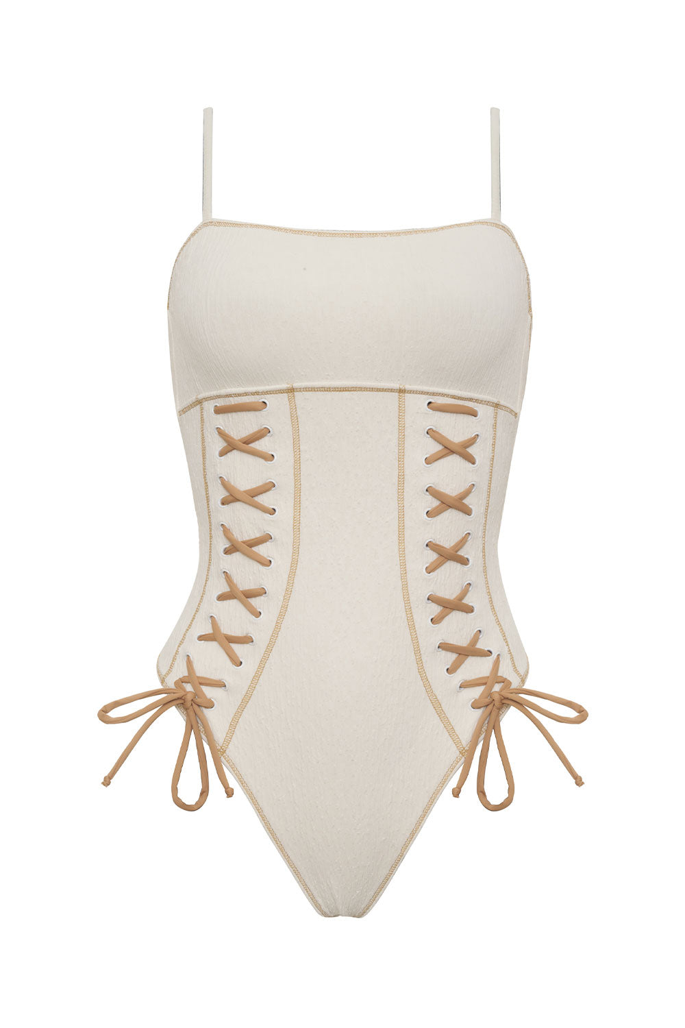 Kylee Cheeky One Piece Swimsuit - Sandstorm