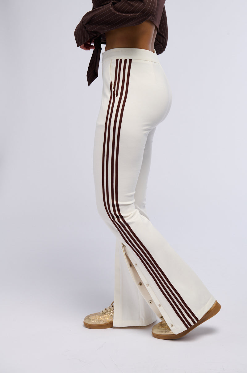 TYPE OF LOVE FLARE TROUSER WITH SIDE STRIPES