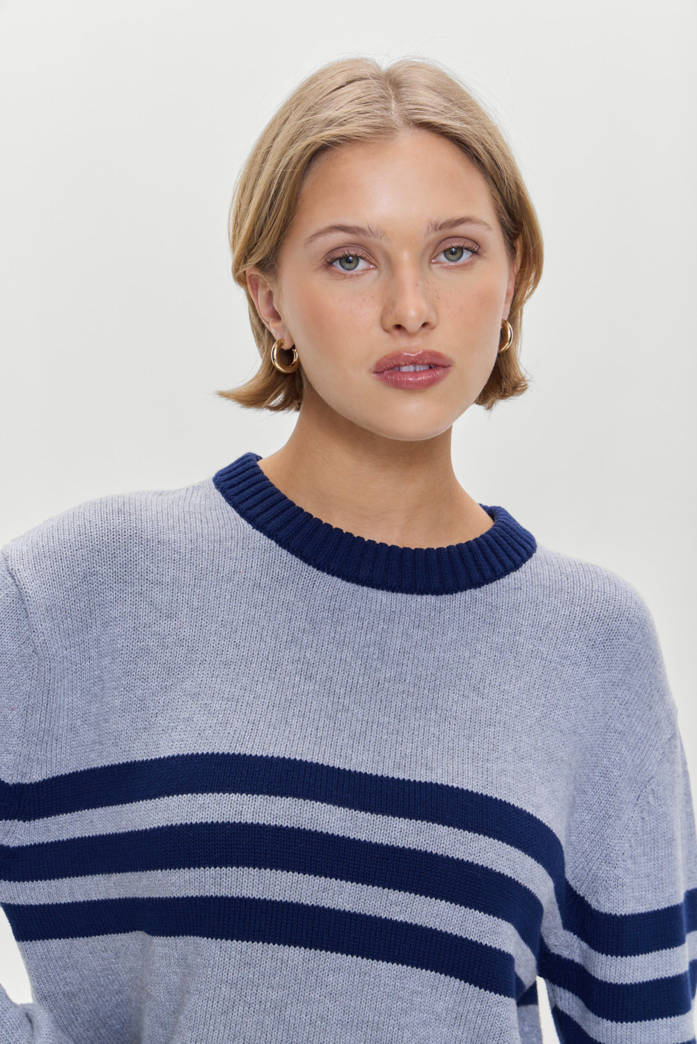 Kip Oversized Crewneck Sweater - Rain Cloud