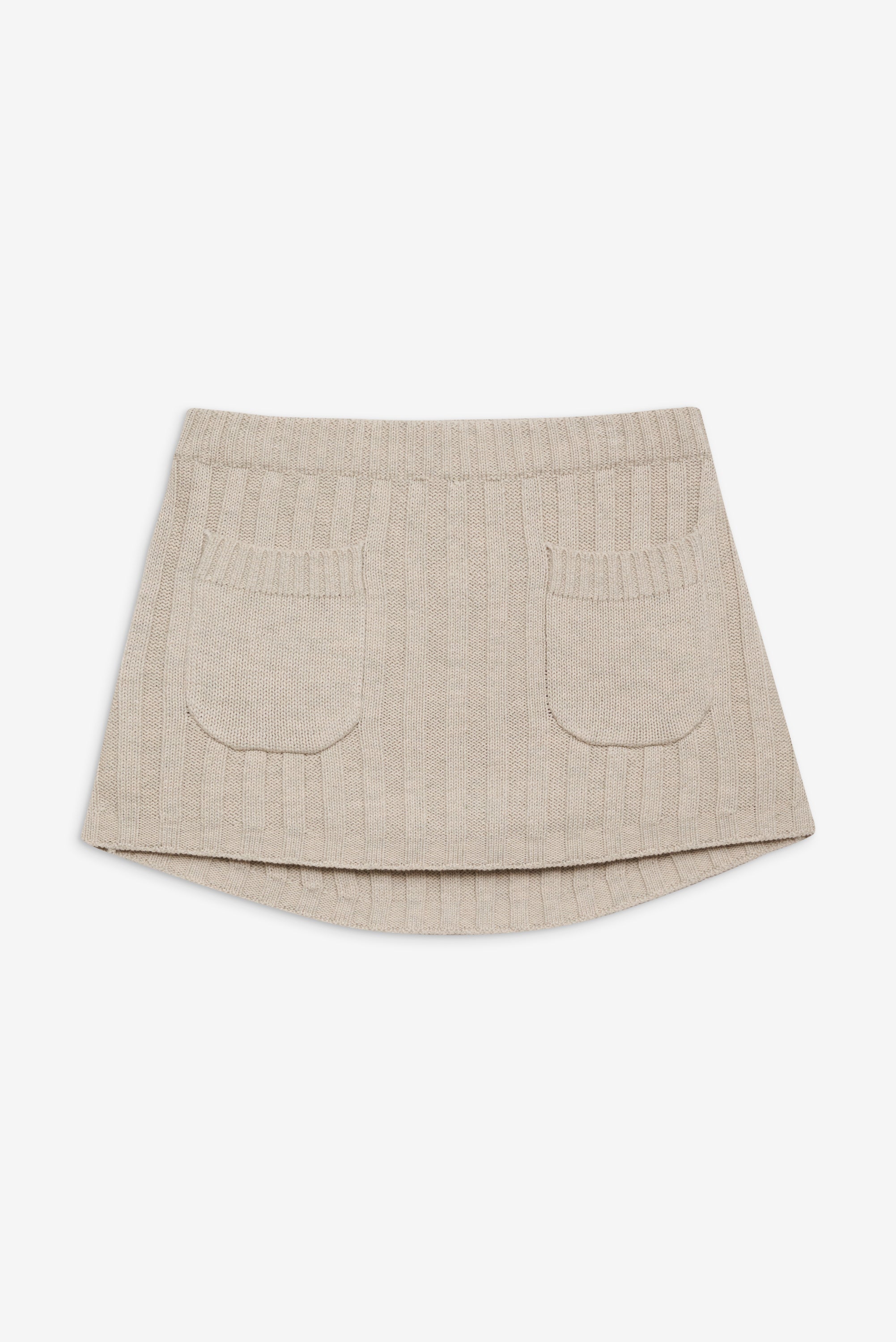 Ashton Knit Mini Skort - Cream