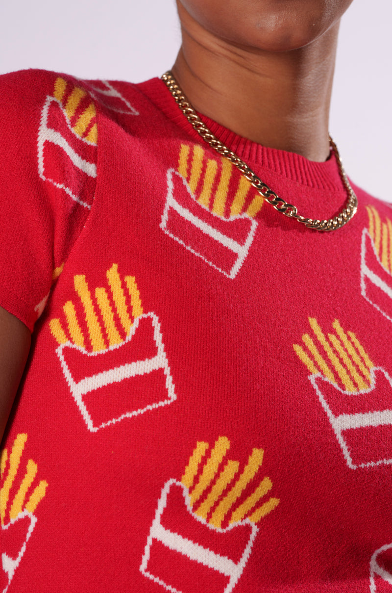 FRY LOVERS KNIT TEE