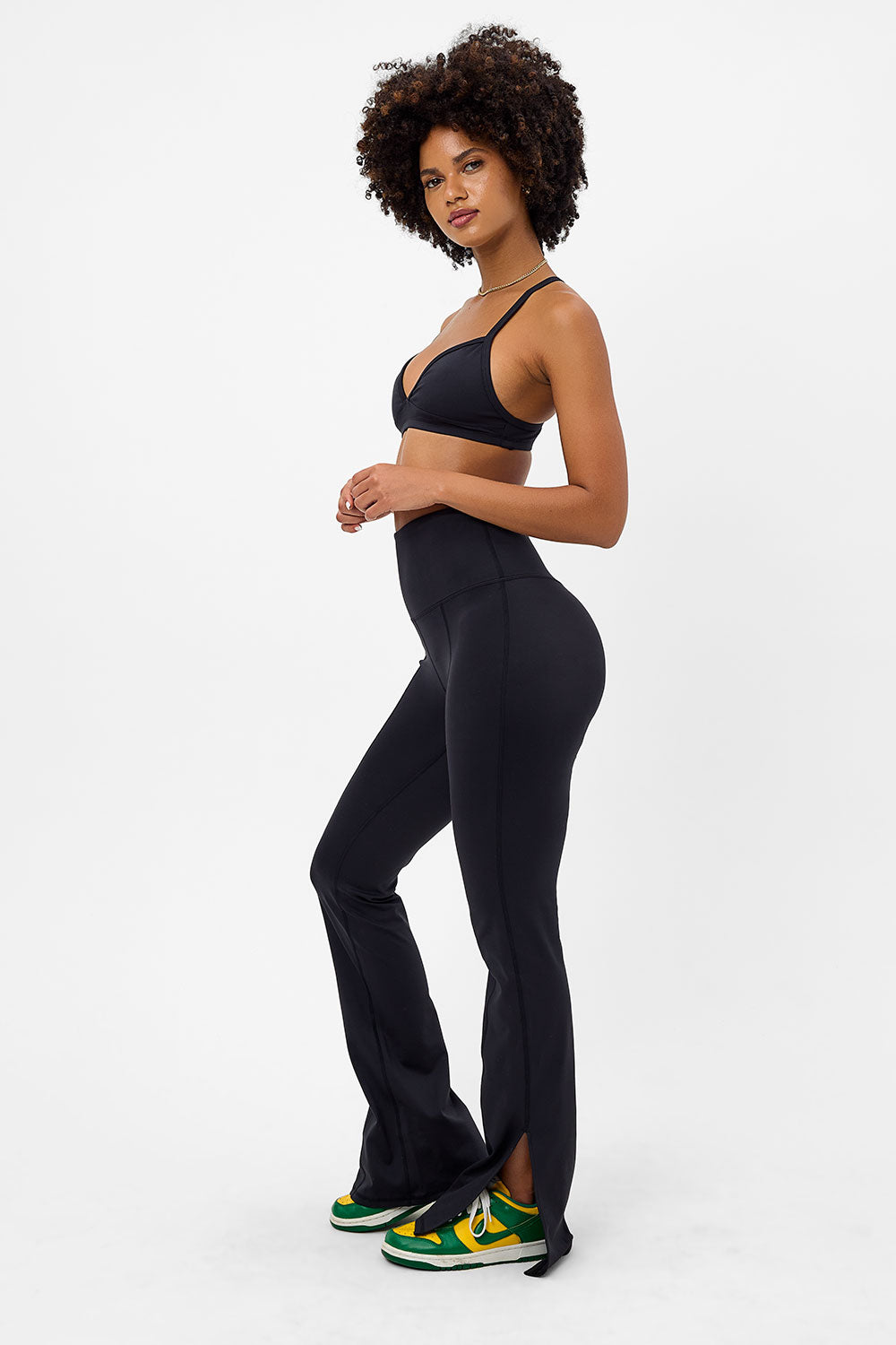 Zippy Flare Legging - Black