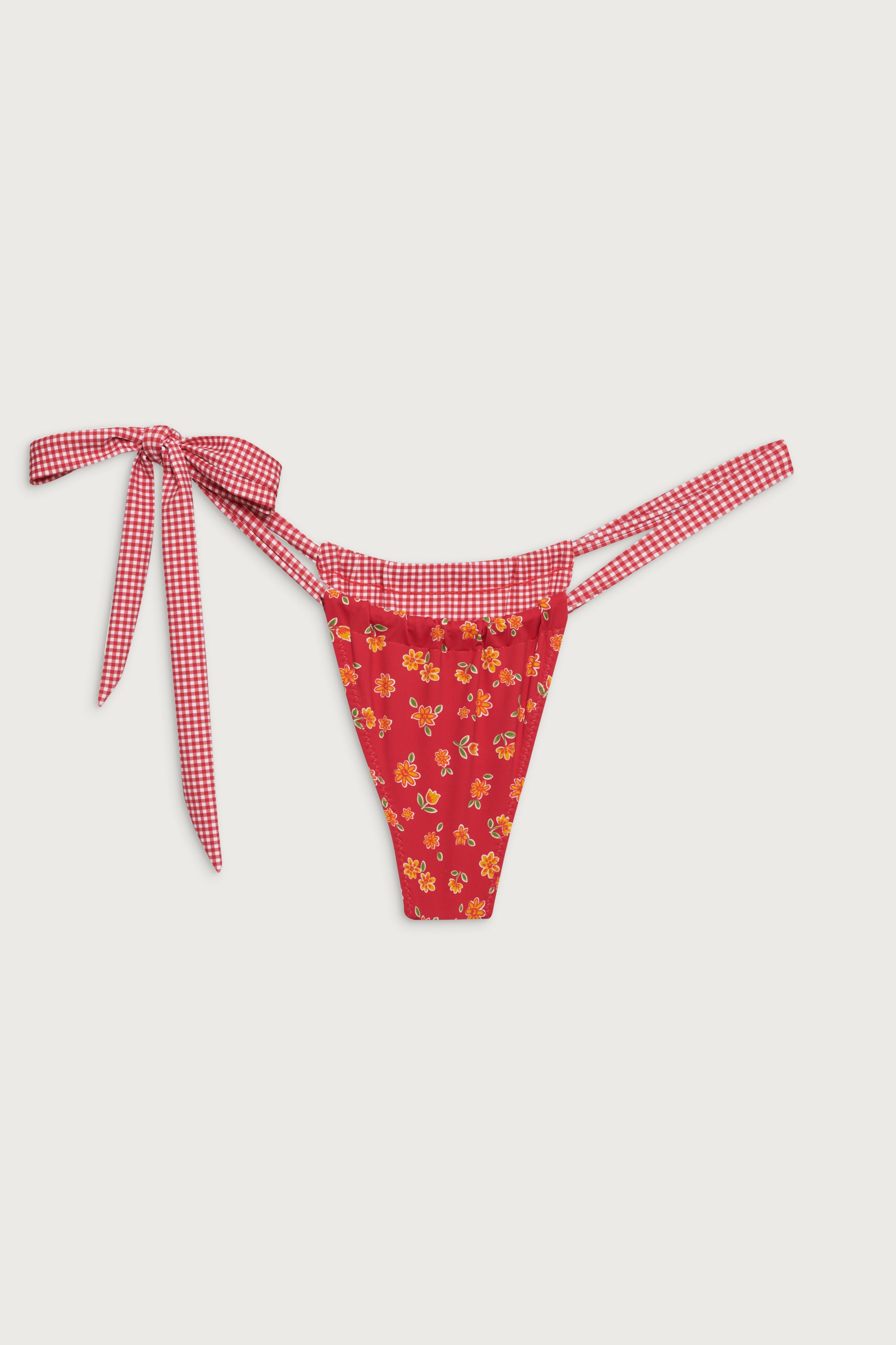 Kealy Reversible Cheeky Bikini Bottom - Summer Flower