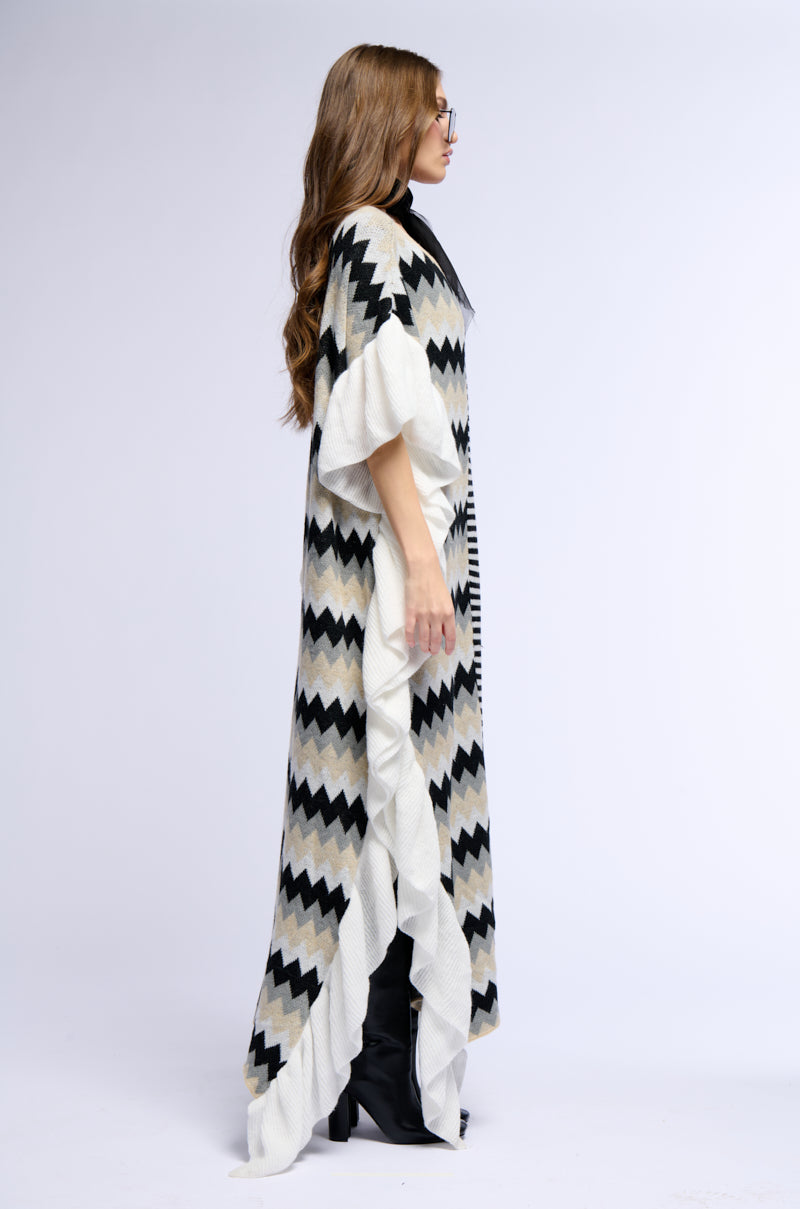 BOAT DAY KNIT MAXI COVER UP