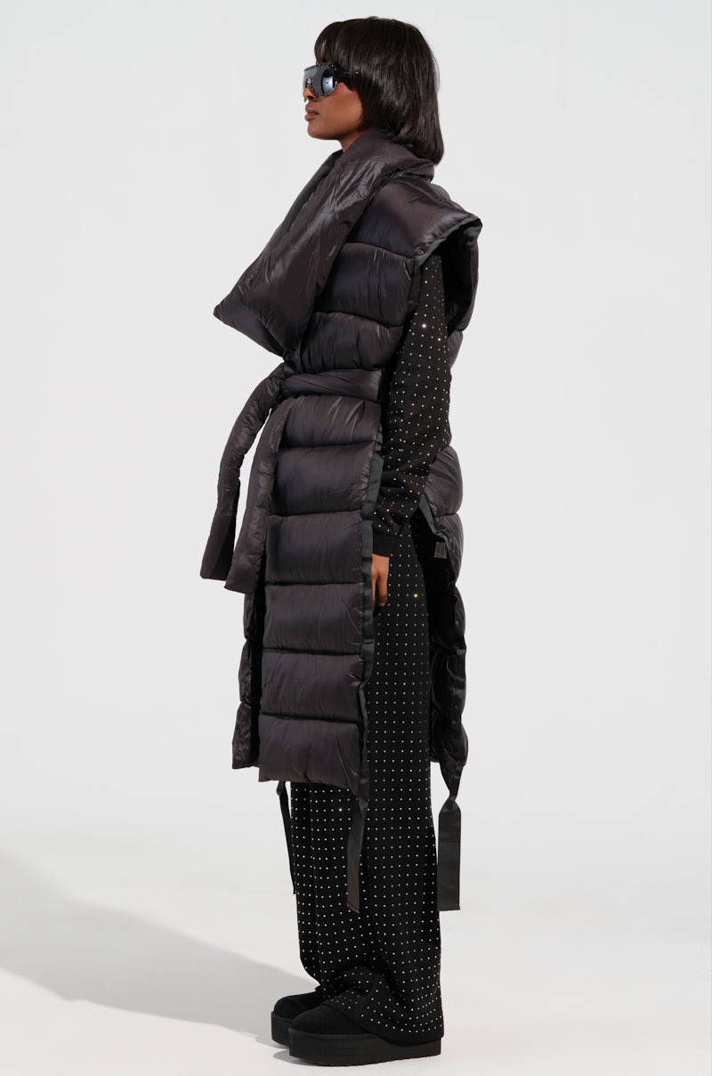 PILOT JONES LONG LINE PUFFER VEST