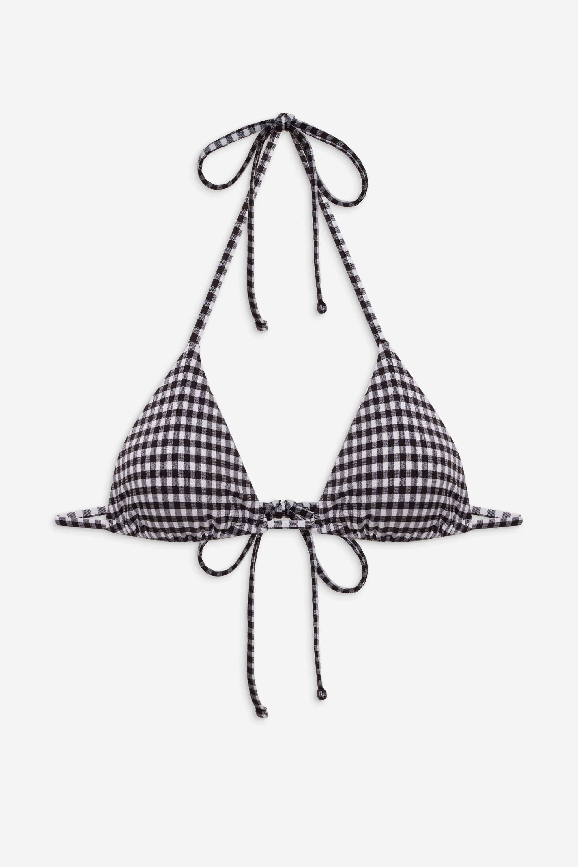 Nick Skimpy Triangle Bikini Top - Blackberry Gingham