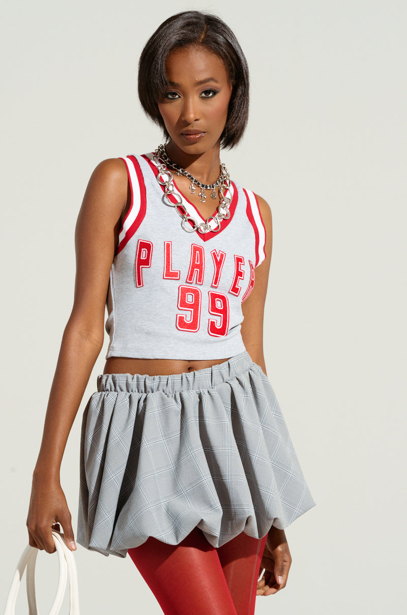 ROSTER GRAPHIC CROPPED TANK