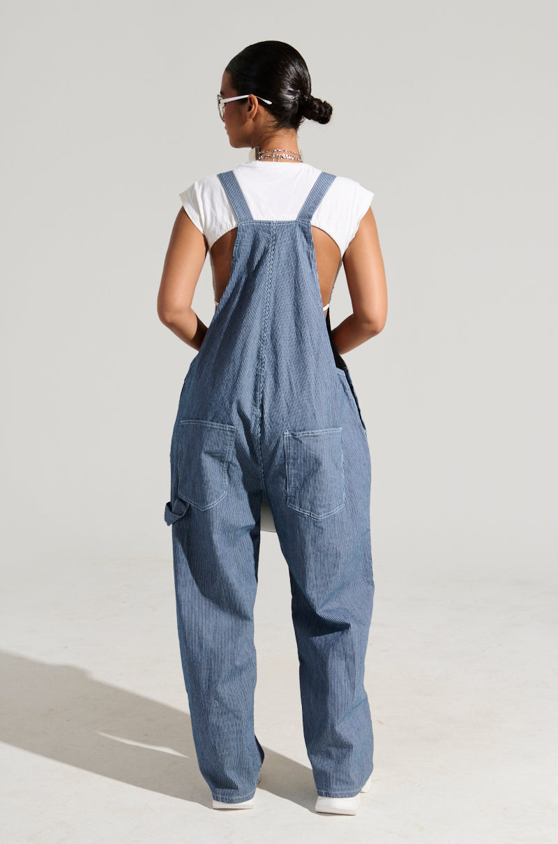 WALKING ON SUNSHINE DENIM JUMPSUIT