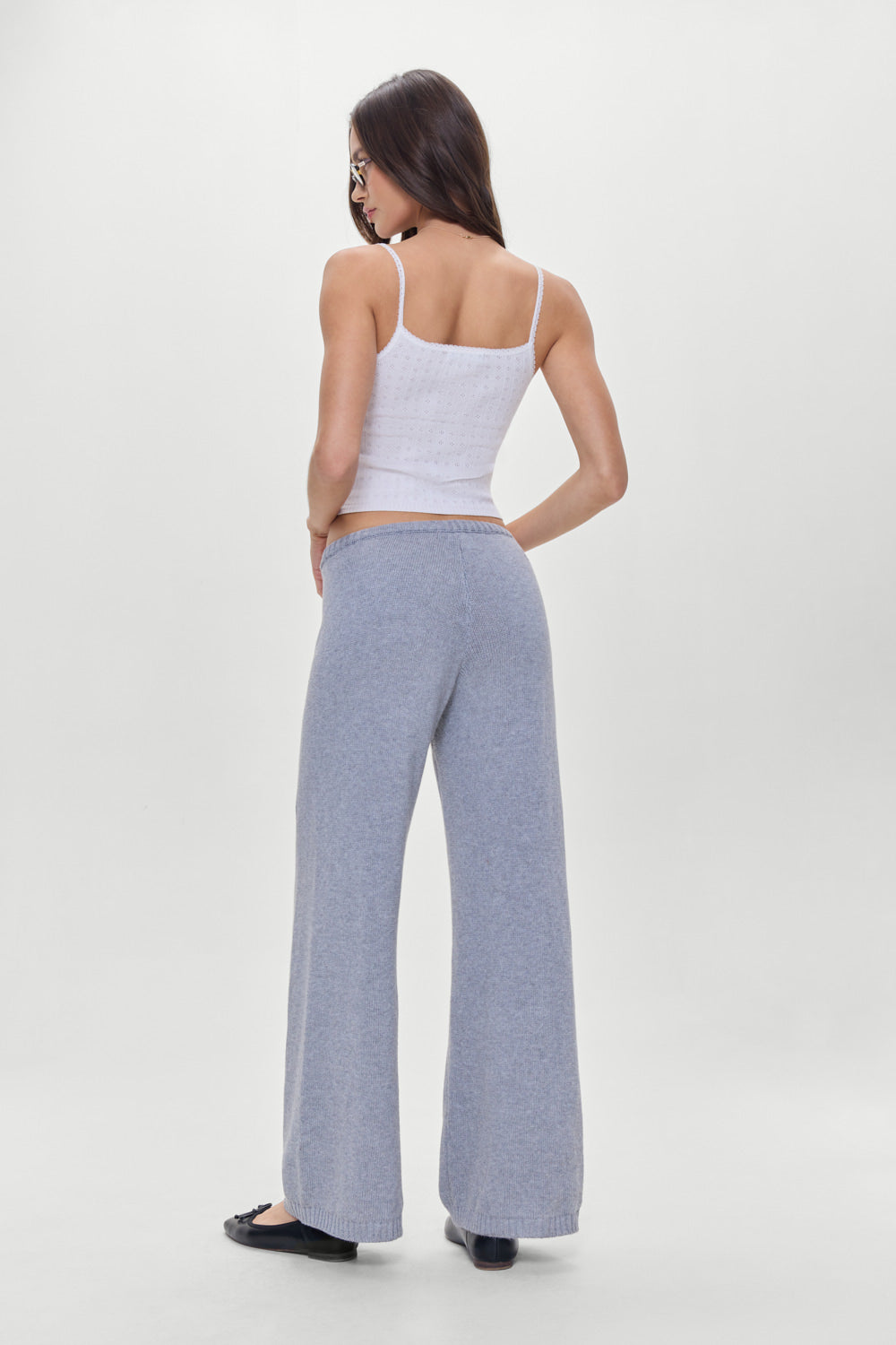 Wesley Knit Pants - Rain Cloud