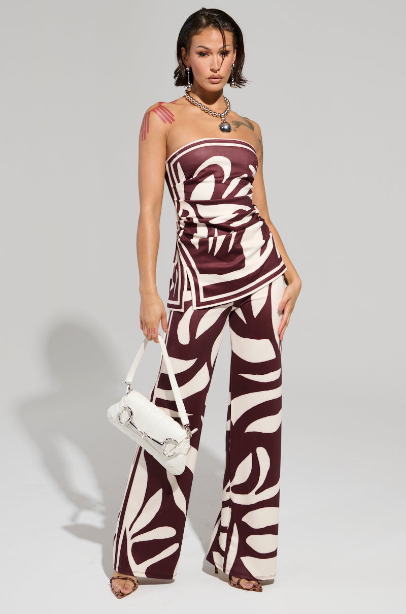 ONE FOR YOU PRINTED PALAZZO PANT