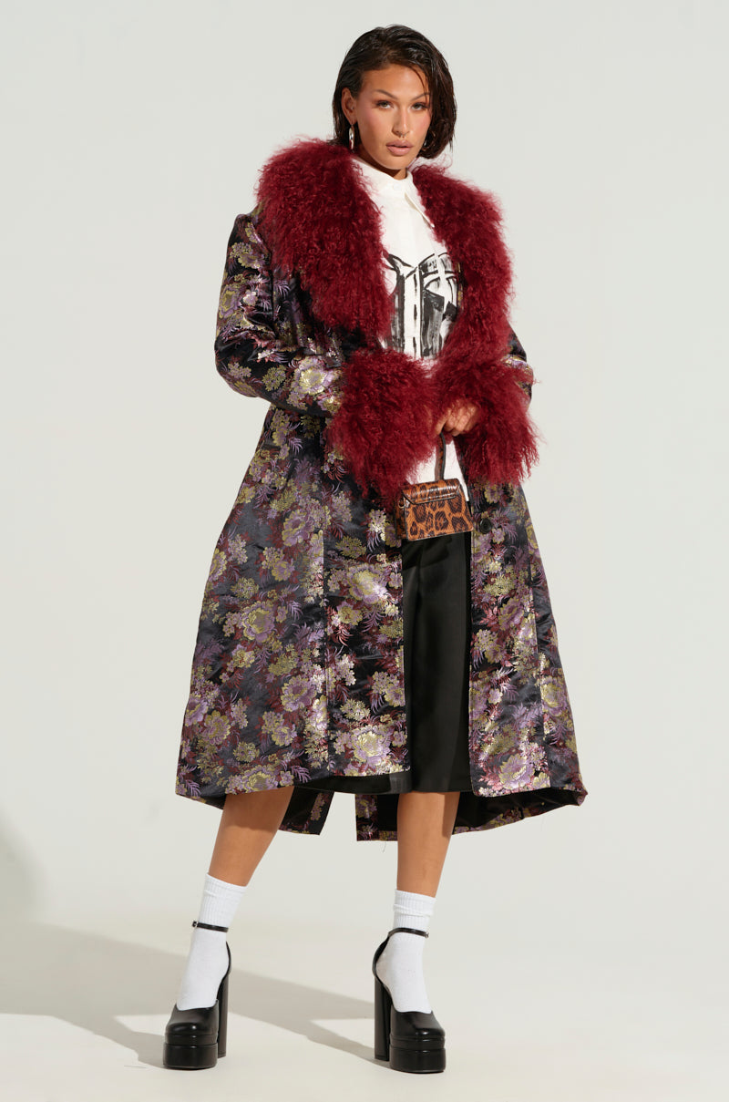 COSMO BROCADE TRENCH