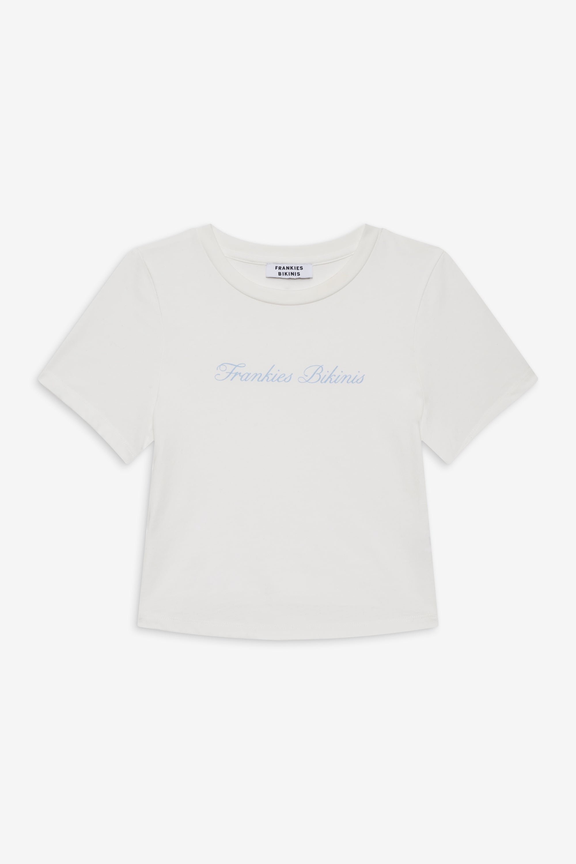 Collins Cropped T Shirt - White