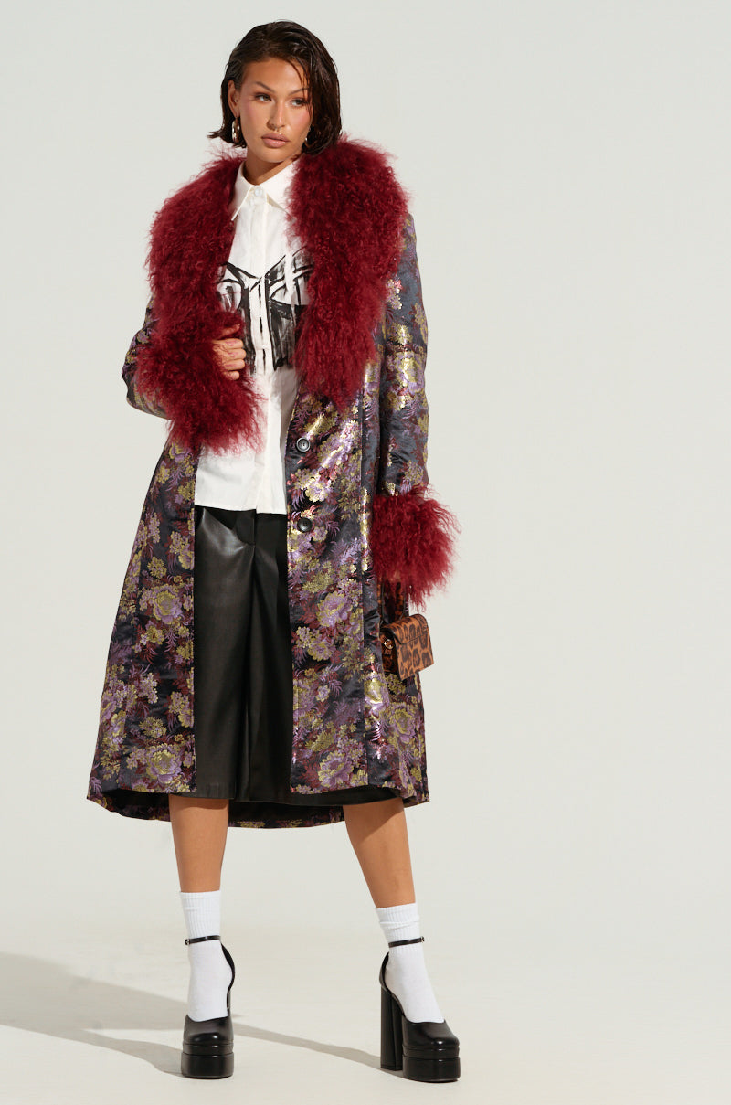 COSMO BROCADE TRENCH