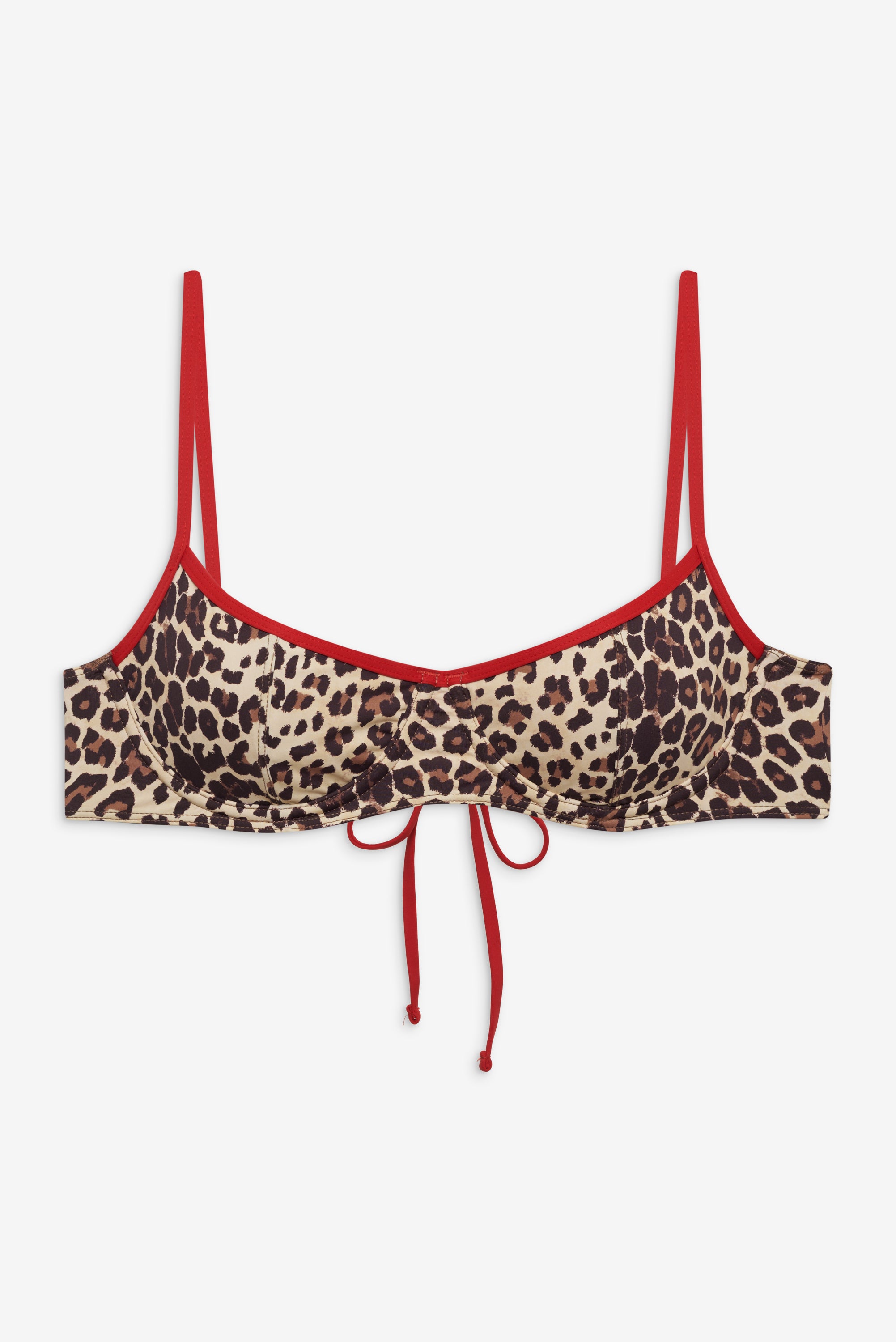 Cola Underwire Bikini Top - Cheetah