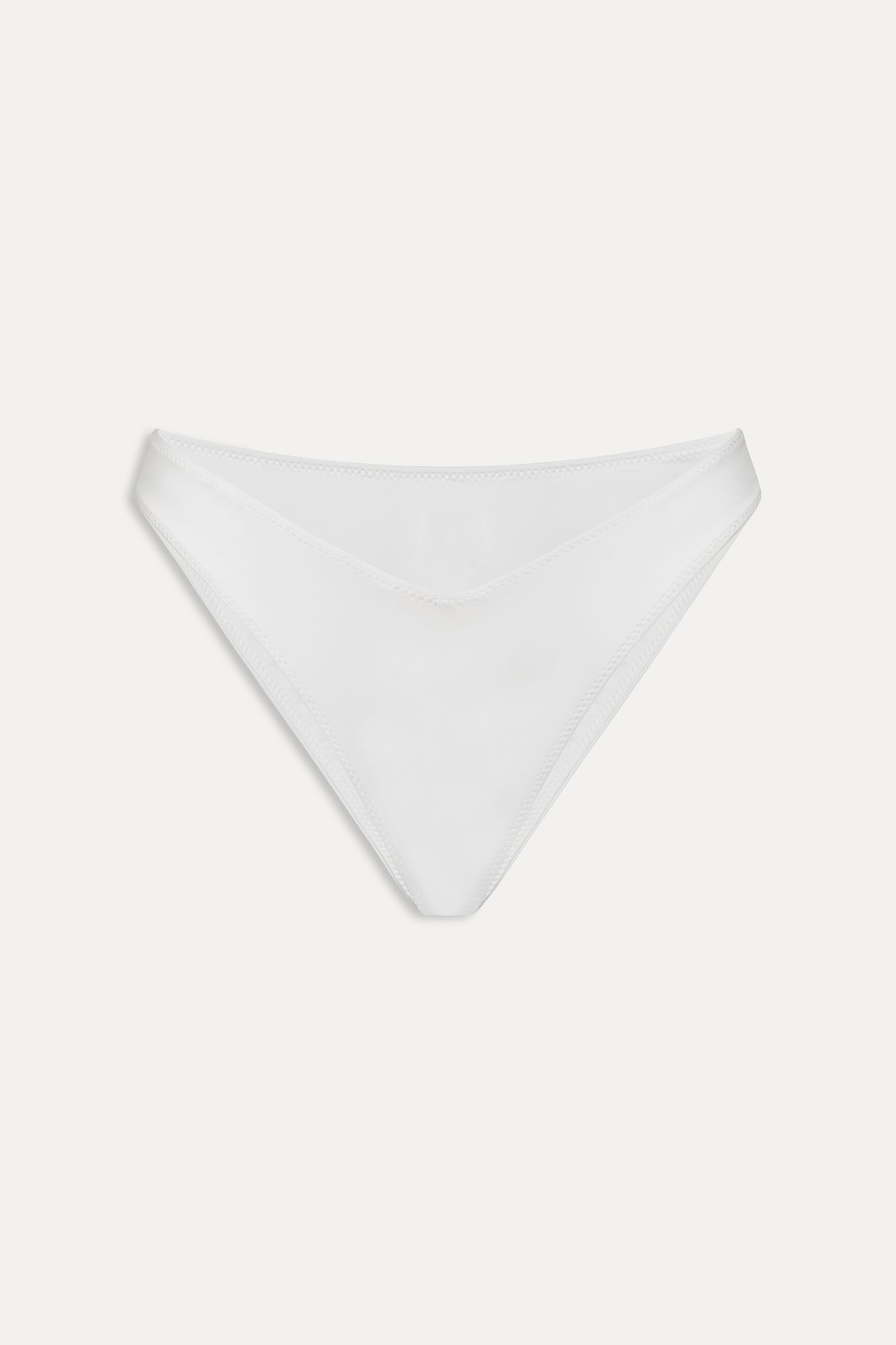 Enzo Cheeky Bikini Bottom - Optic White