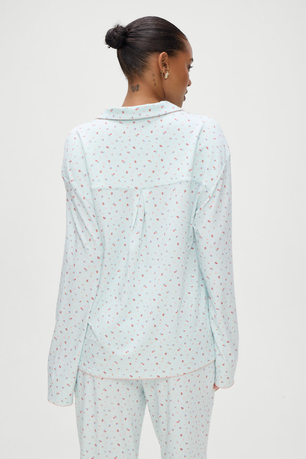 Rory Long Sleeve Sleep Shirt - Malibu Meadow