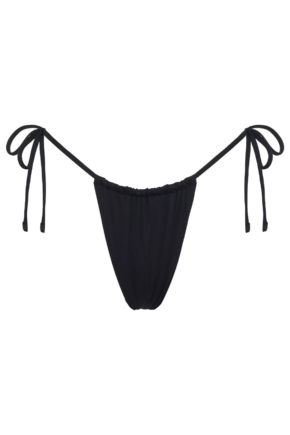 Tia String Bikini Bottom - Black