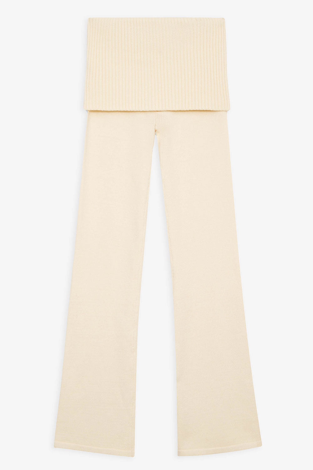 Mason Cloud Knit Flare Pant - French Vanilla