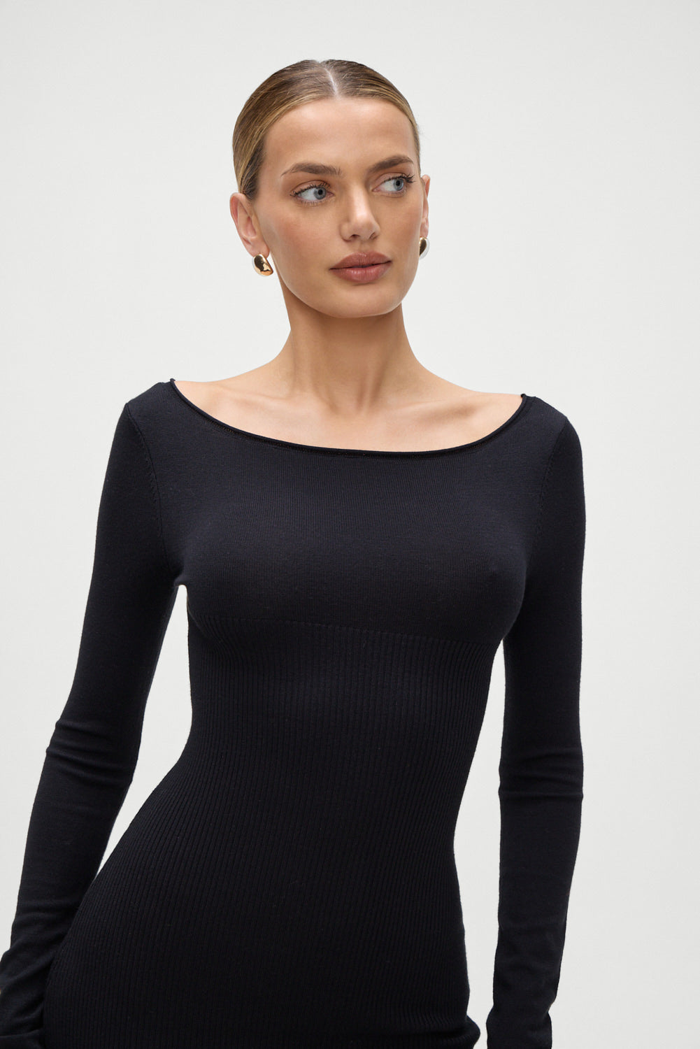 Luca Knit Mini Dress - Black