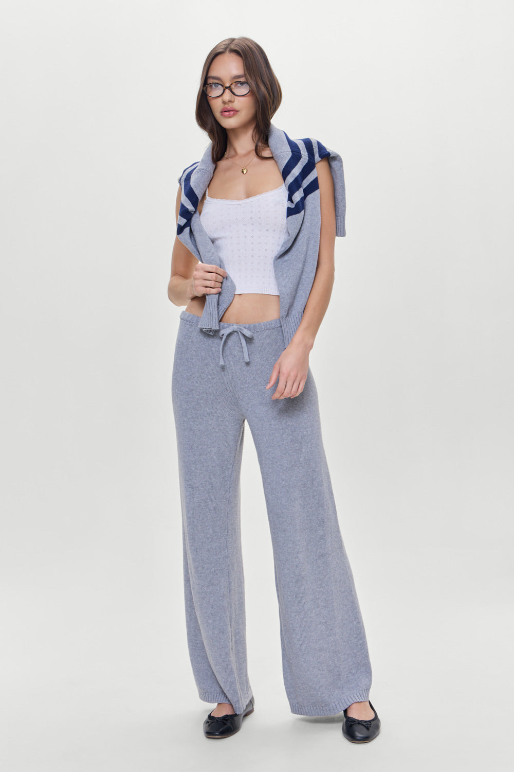 Wesley Knit Pants - Rain Cloud