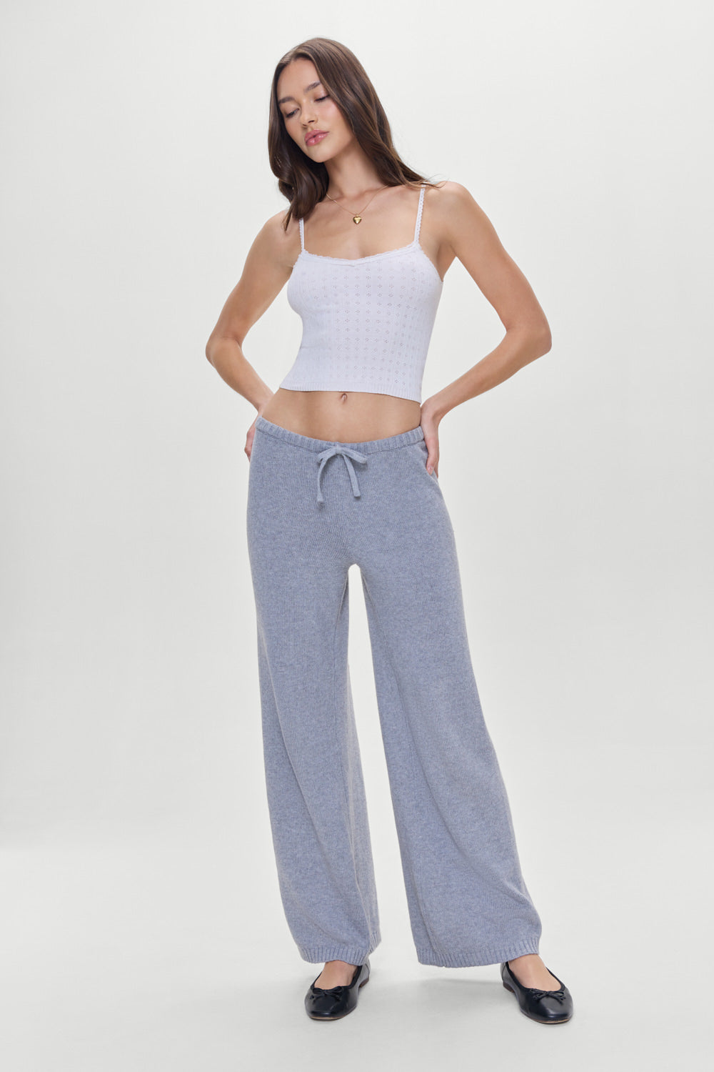 Wesley Knit Pants - Rain Cloud