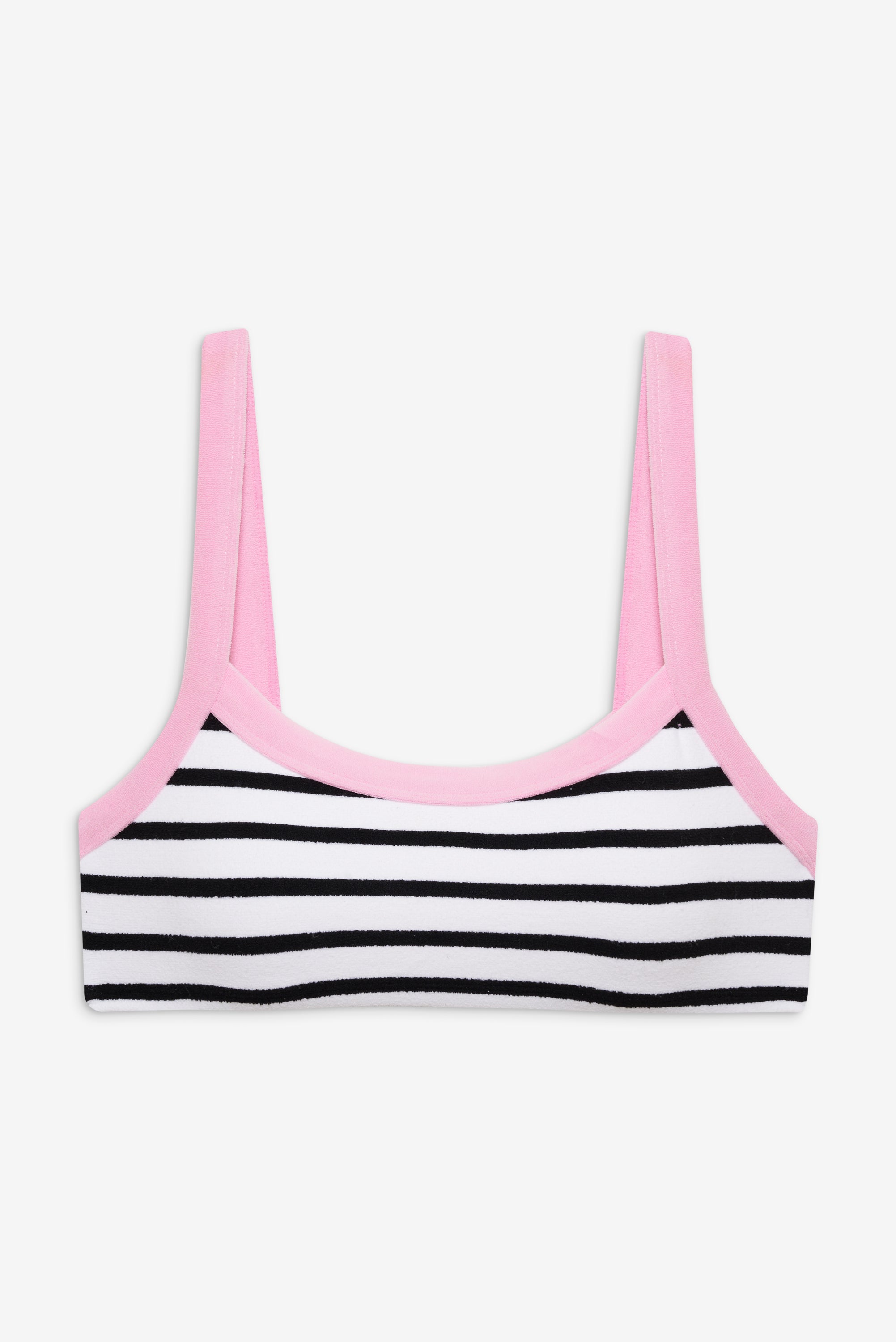 Flynn Bralette Bikini Top - Vintage Stripe