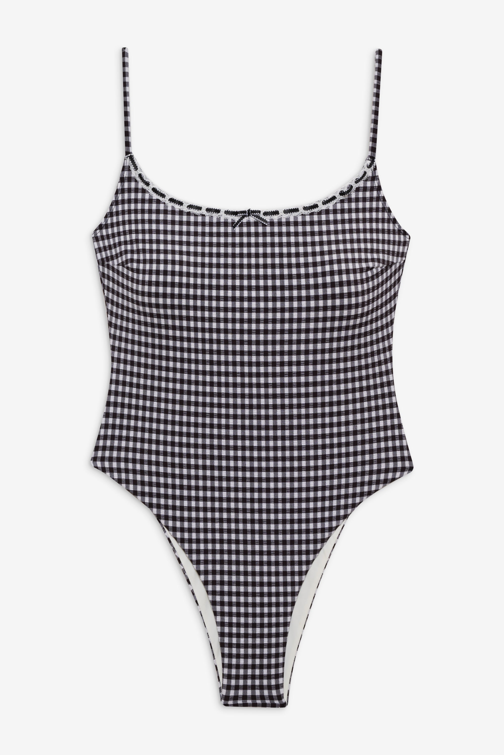 Juliet Cheeky One Piece Swimsuit - Blackberry Gingham