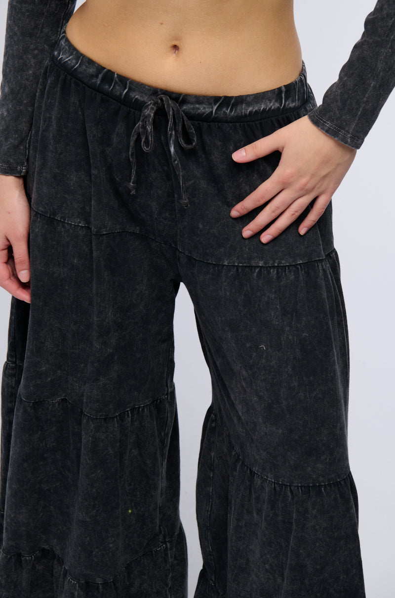 TAYA WASHED WIDE LEG PANT