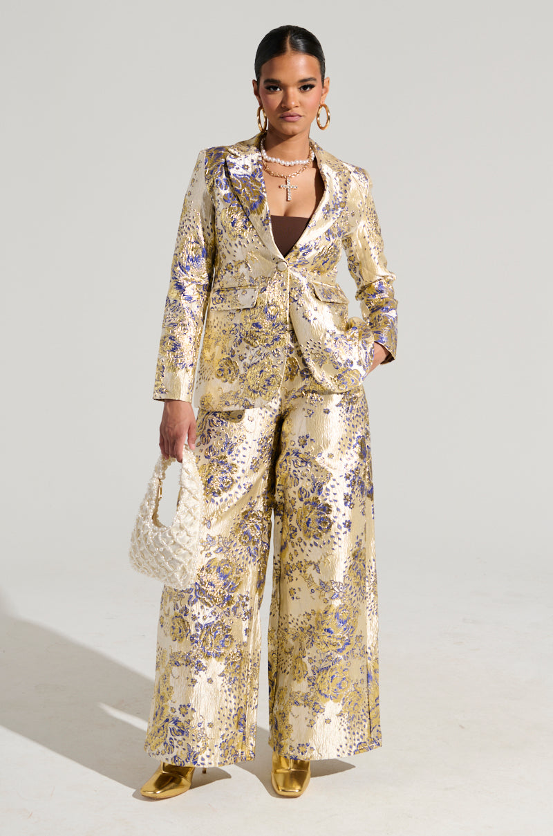 GOLDIE BROCADE TROUSER