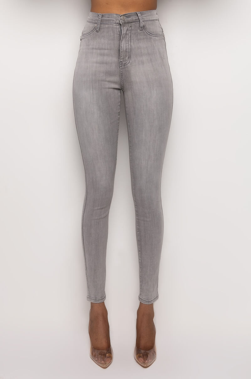 FLEX-FIT HIGH WAISTED SUPER STRETCHY SKINNY JEANS