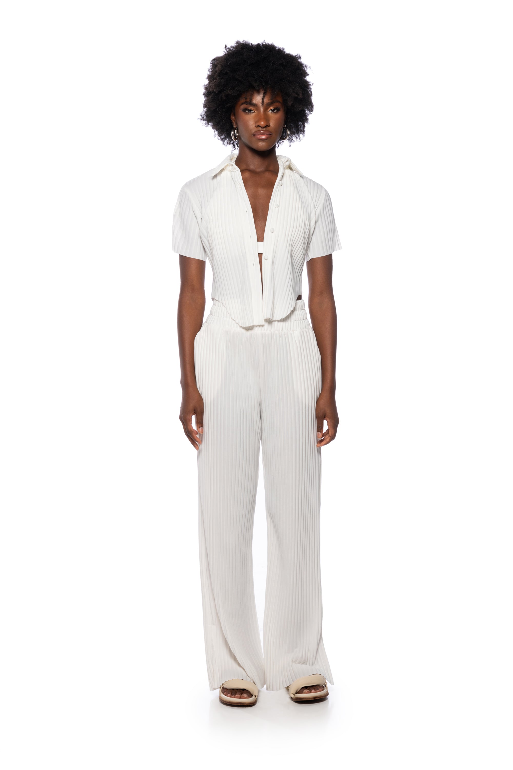 LUCY HIGH RISE WIDE LEG PANT