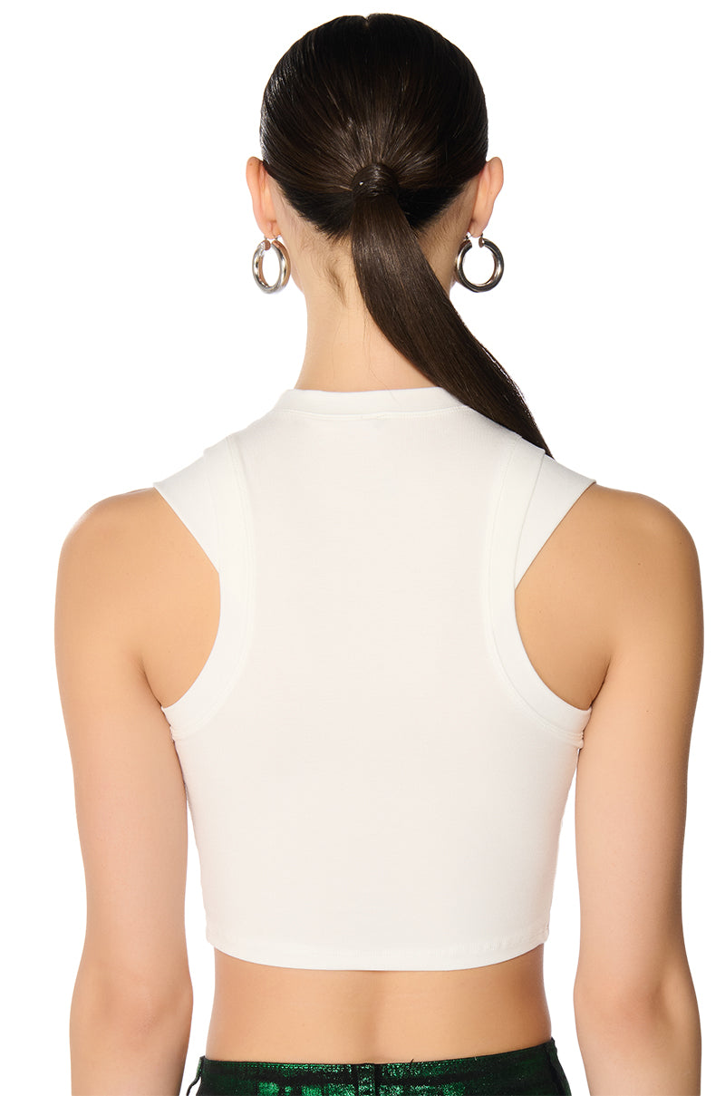 PAXTON SLEEVELESS MUSCLE TANK TOP