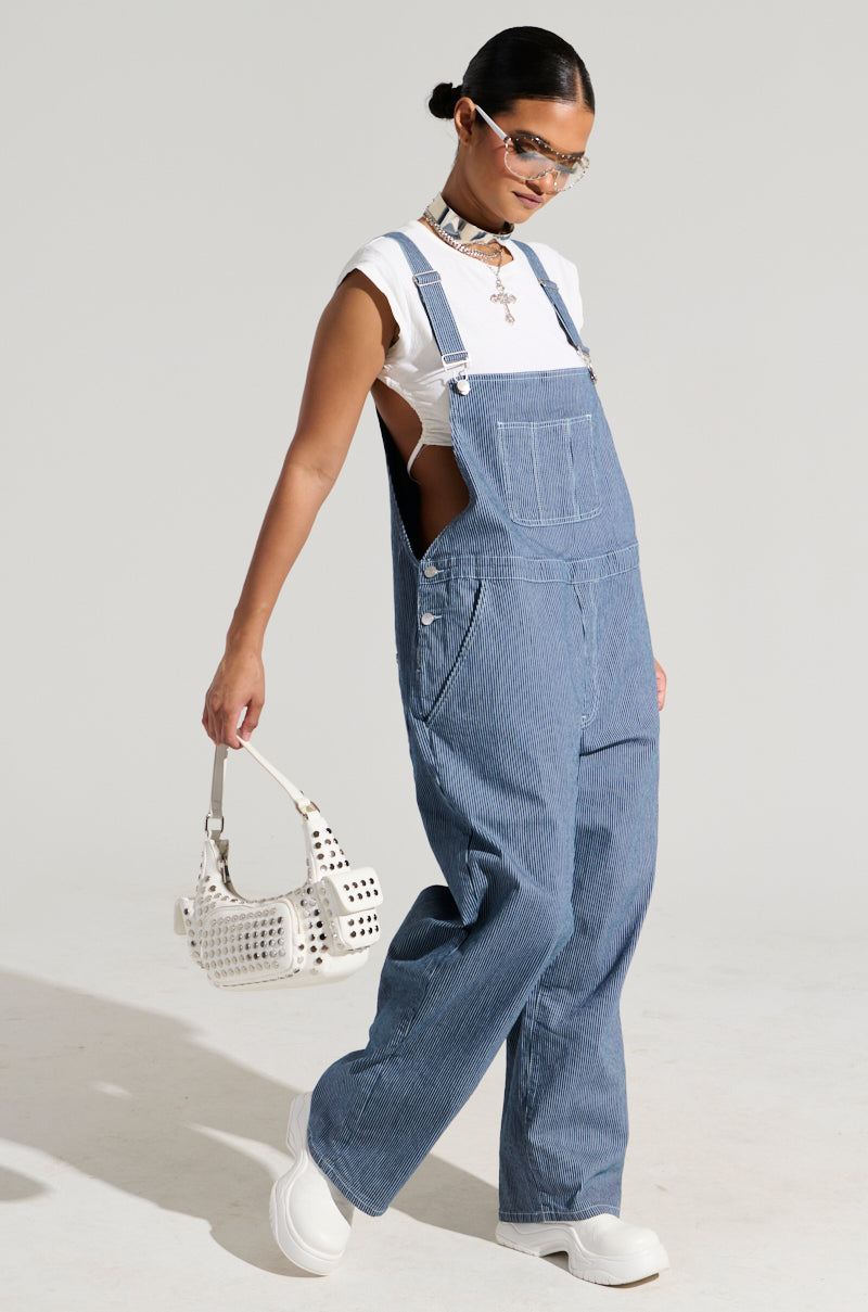 WALKING ON SUNSHINE DENIM JUMPSUIT