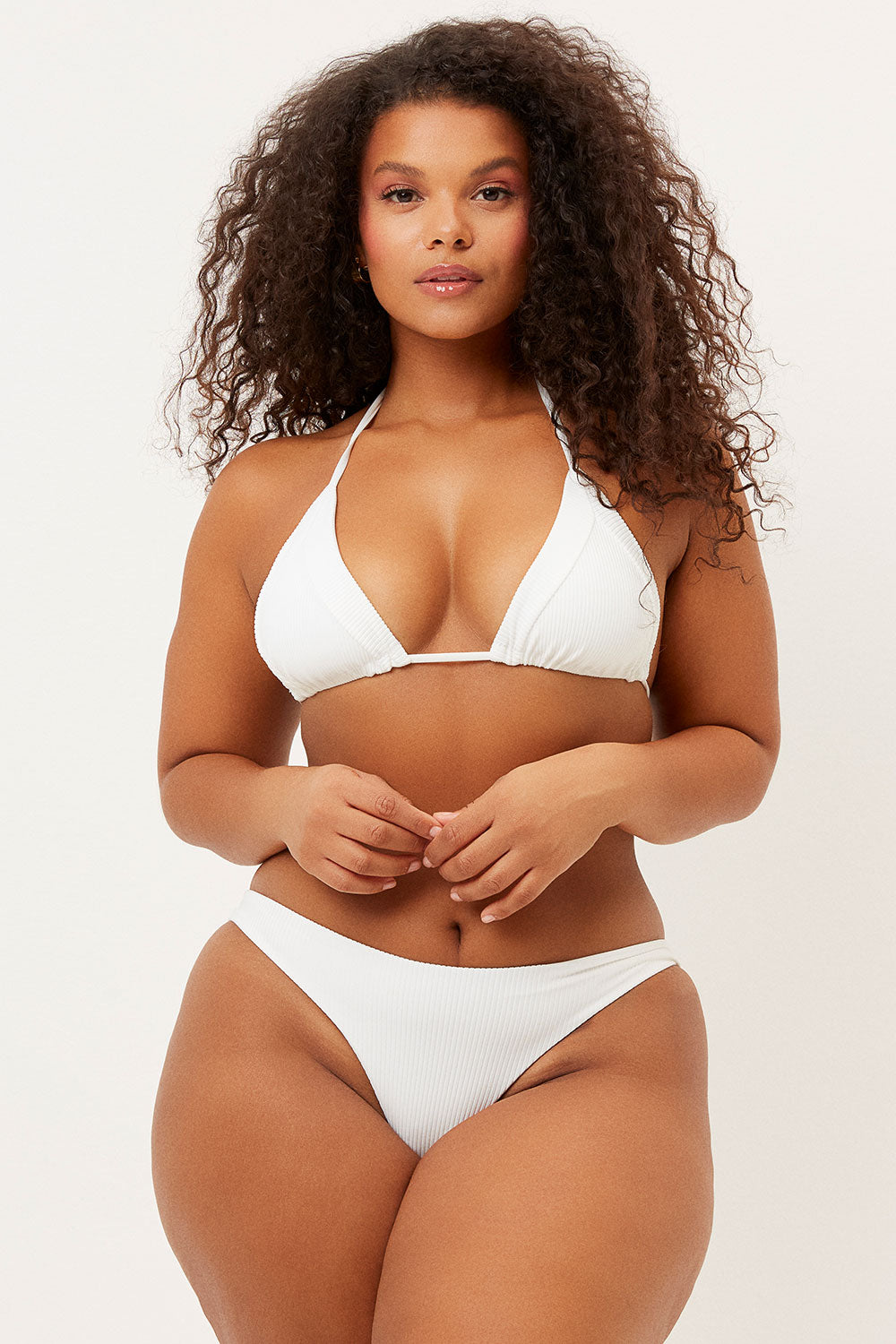 Shea Hipster Bikini Bottom - White