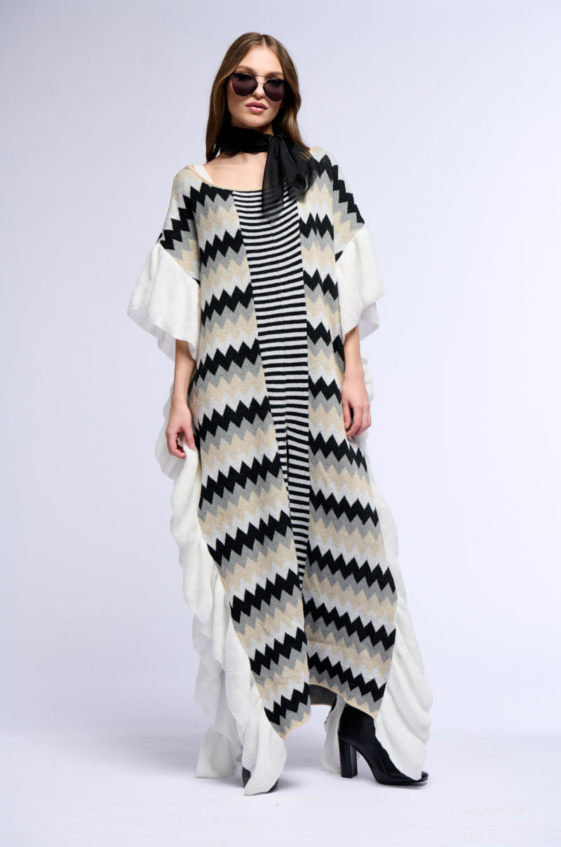 BOAT DAY KNIT MAXI COVER UP