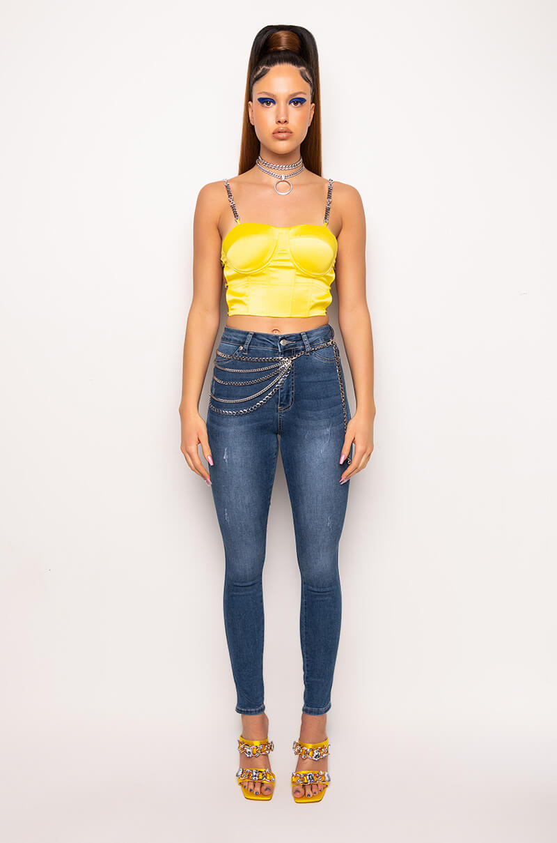 FLEX-FIT HIGH WAISTED SUPER STRETCHY SKINNY JEANS