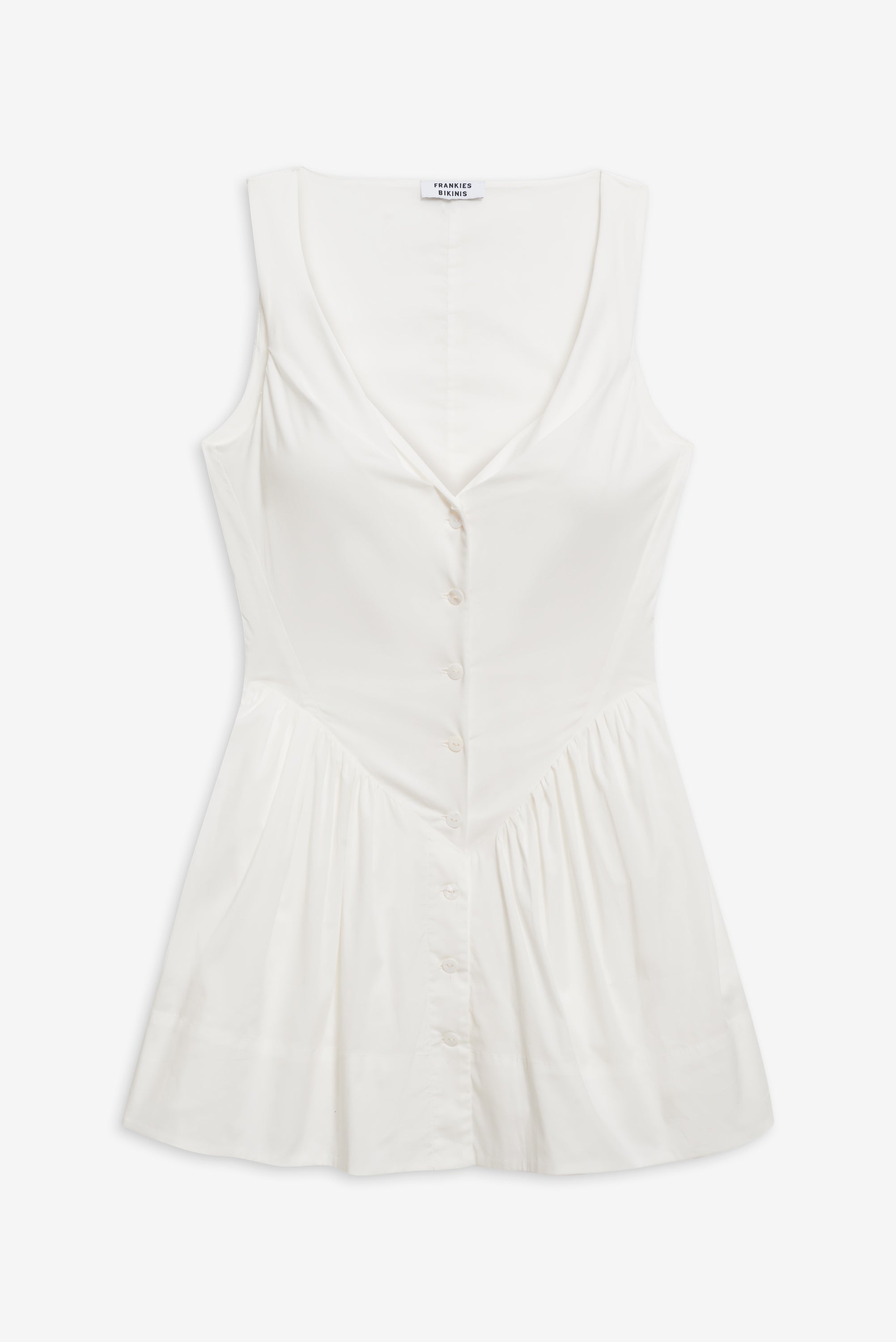 Charlotte Corset  Mini Dress - White