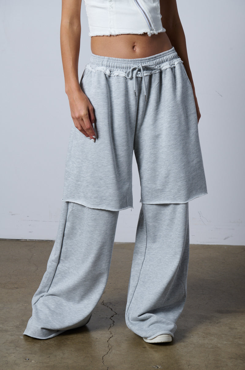 OVER AND OVER WIDE LEG JOGGER